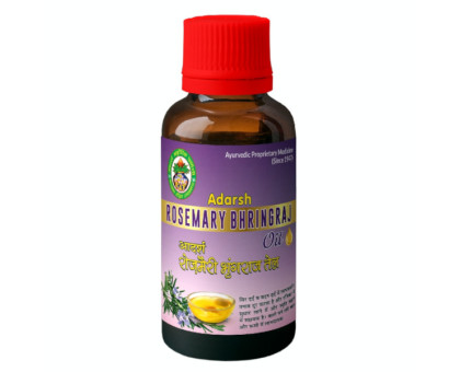 Rosemary Bhringaraj olio Adarsh Ayurvedic, 100 ml