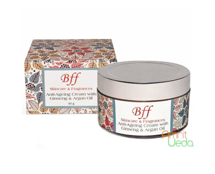 Anti-Ageing Cream with Ginseng and Argana olio BFF Skincare and Fragrances, 50 grammi