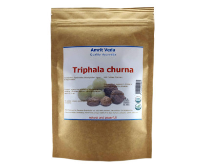 Triphala polvere organic Amrit Veda, 100 grammi