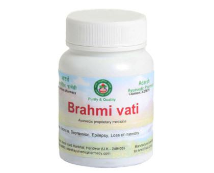 Brahmi vati Adarsh Ayurvedic, 20 grams ~ 65 tablets