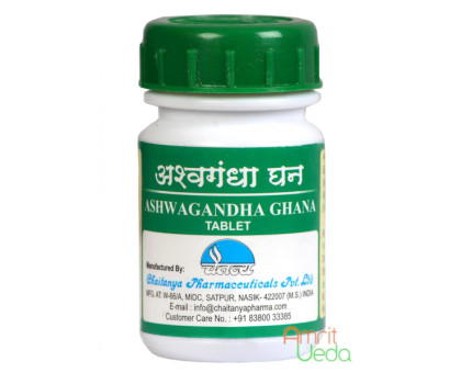 Ashwagandha estratto Chaitanya Pharmacy (Ashwagandha estrattoa Chaitanya Pharmacy), 60 compresse