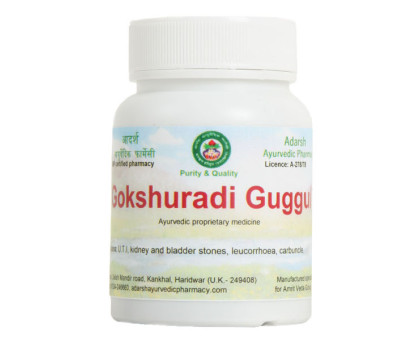 Gokshuradi Guggul Adarsh Ayurvedic, 40 grammi ~ 100 compresse