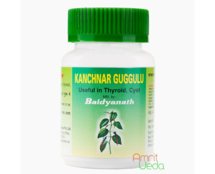 Kanchnar Guggul Baidyanath, 80 compresse - 30 grammi