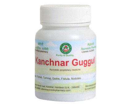 Kanchnar Guggul Adarsh Ayurvedic, 40 grammi ~ 120 compresse