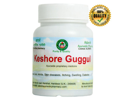 Kaishore Guggul (Keshore Guggul) Adarsh Ayurvedic, 40 grammi ~ 110 compresse