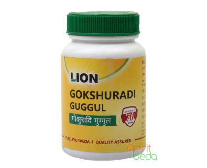 Gokshuradi Guggul Lion (Gokshuradi Gugul Lion), 100 compresse