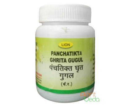 Panchatikta Ghrit Guggul Lion, 100 tablets - 50 grams