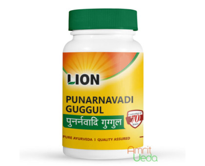 Punarnavadi Guggul Lion, 100 compresse - 50 grammi