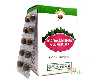 Manasamithra gulika Vaidyaratnam, 2x10 compresse