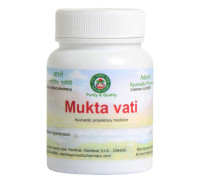 Mukta vati, 40 grams ~ 110 tablets