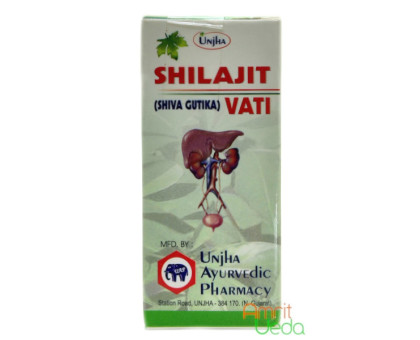 Shilajit vati Unjha, 40 compresse - 10 grammi