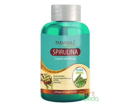 Spirulina with Moringa Patanjali, 60 capsula