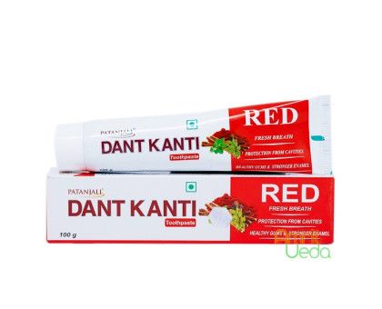 Toothpaste Dant Kanti Red Patanjali, 100 grammi