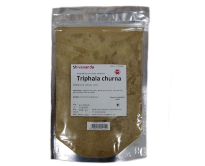 Triphala polvere Shivananda, 100 grammi