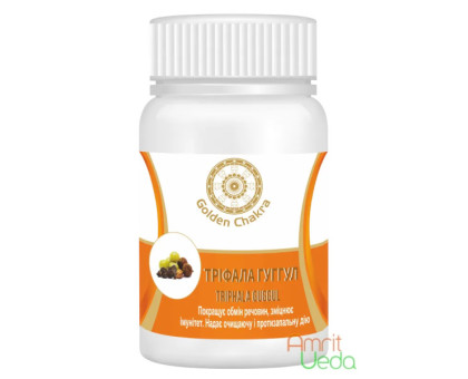 Triphala Guggul Golden Chakra, 60 compresse