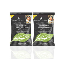 Tinta Capelli Natural Colourveda Nero Marrone, 2x100 grammi
