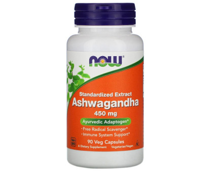 Ashwagandha estratto 450 mg Now Foods, 90 capsula