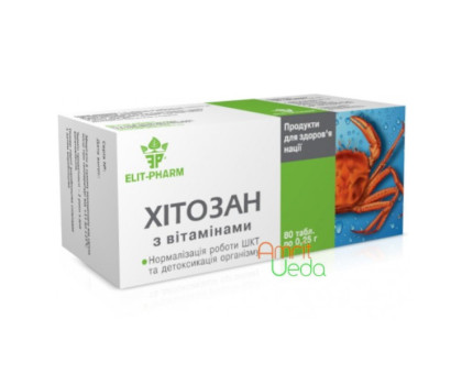 Chitosan with vitamins Elit-Pharm, 80 compresse