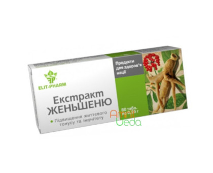 Ginseng estratto Elit-Pharm, 80 compresse