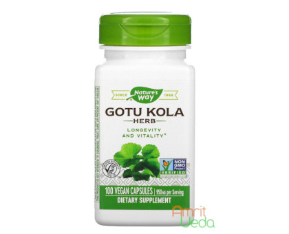 Gotu Kola 950 mg Nature's Way, 100 capsula