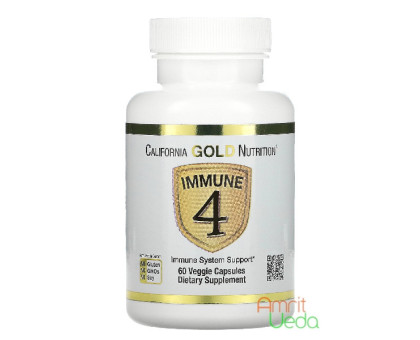 Immune 4 California Gold Nutrition, 60 capsula