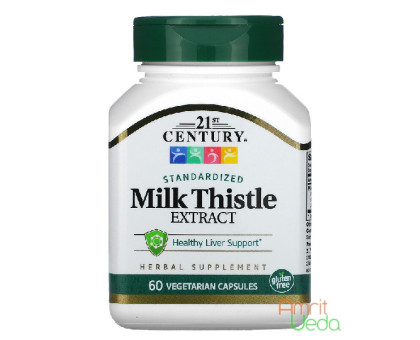 Milk Thistle estratto 21st Century, 60 capsula