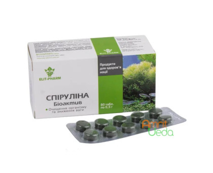 Spirulina Bioactive Elit-Pharm, 80 compresse