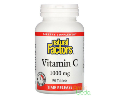 Vitamin C 1000 mg Natural Factors, 60 compresse