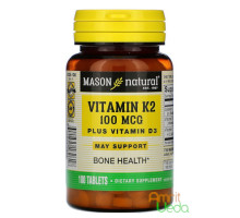 Vitamin K2 plus D3, 100 compresse