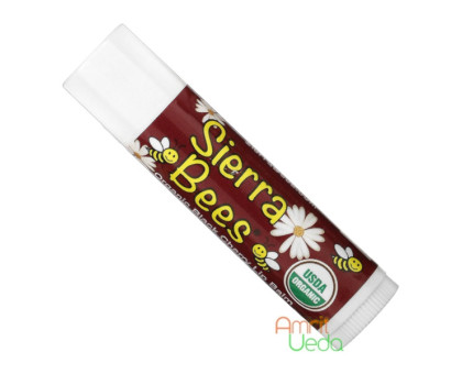 Lip balsamo Black cherry Sierra Bees, 4 grammi