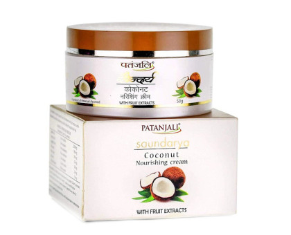 Cream nourishing coconut Soundarya Patanjali, 50 grammi