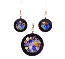 Pendant plus earrings